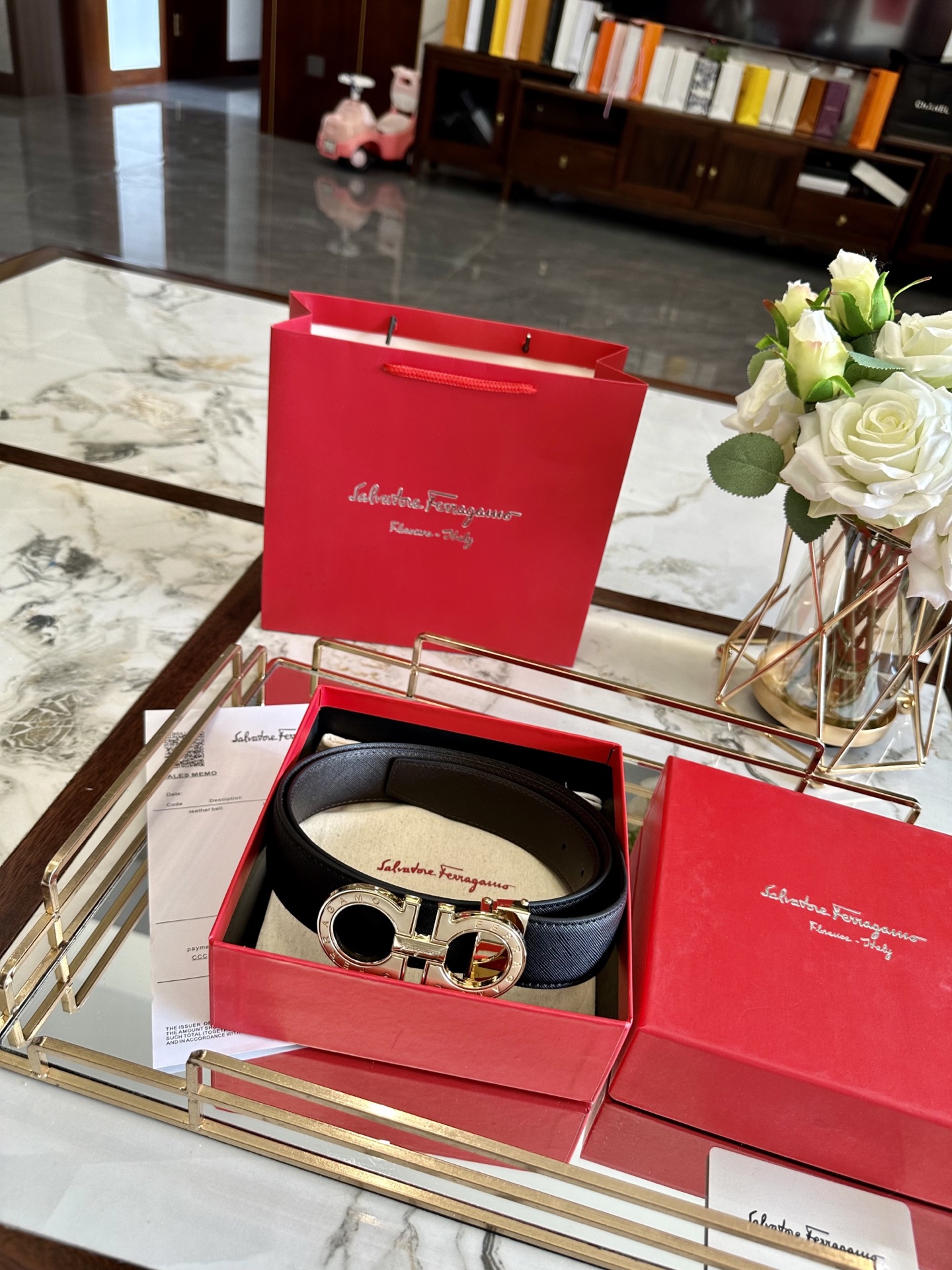 Ferragamo belt model 24